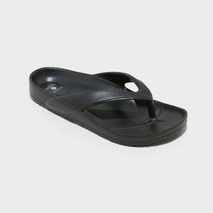 Women's Traci Footbed Sandals - Shade & Shore™ Black 6